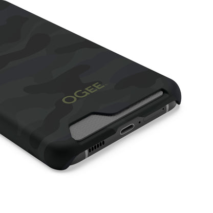 OGEE iPhone 13 Samsung S21 S22 Phone Case With Card Holder in Odyssey Shadow Camo