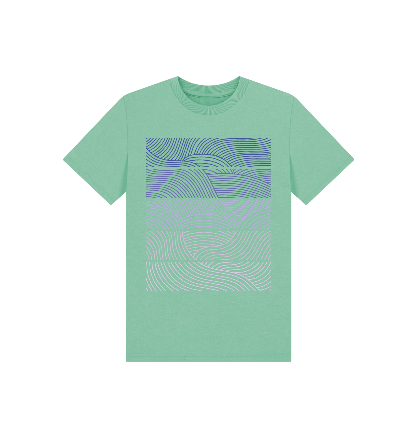 Peppermint Printed Kids T-Shirt Front