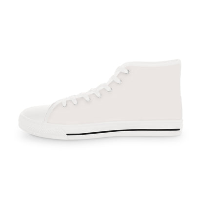 OGEE Men's High Top Originals Sneakers in Eggshell