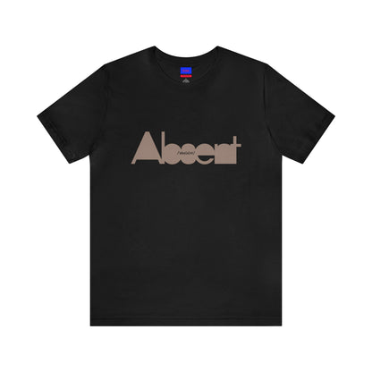 Original Cotton t-shirt with Absent print