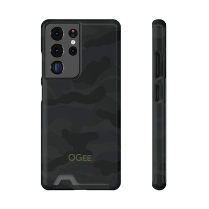 OGEE iPhone 13 Samsung S21 S22 Phone Case With Card Holder in Odyssey Shadow Camo