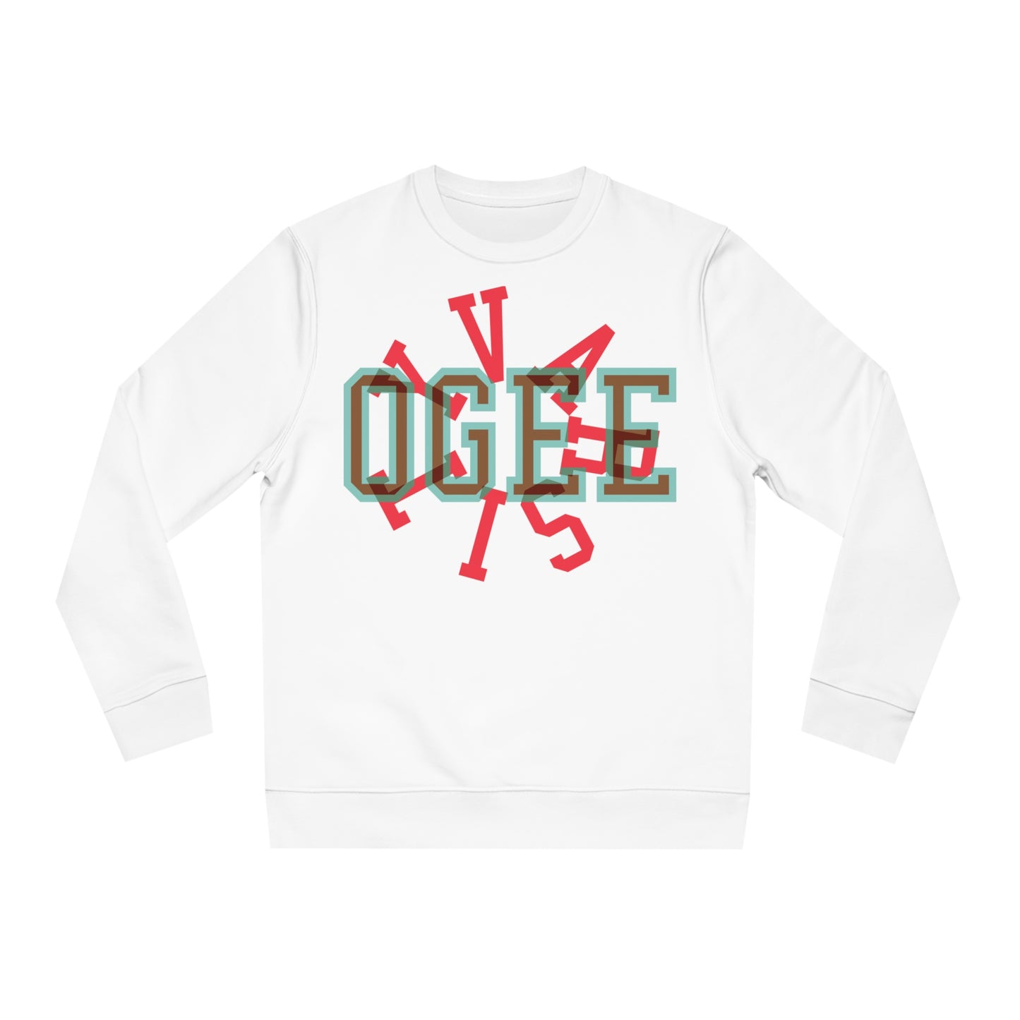 OGEE Women's Crew neck Sweatshirt with Varsity print