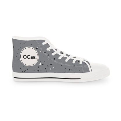 OGEE Men's High Top Originals Sneakers in Anthracite