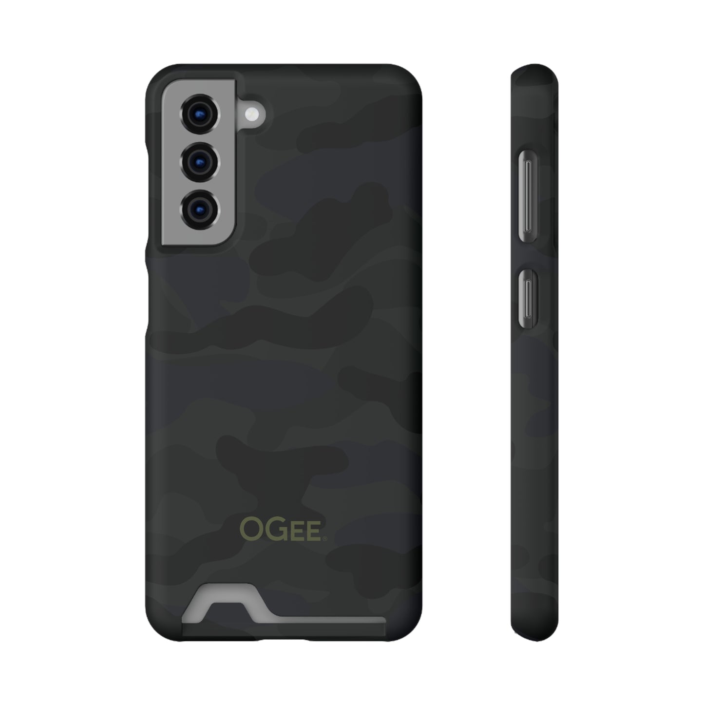 OGEE iPhone 13 Samsung S21 S22 Phone Case With Card Holder in Odyssey Shadow Camo