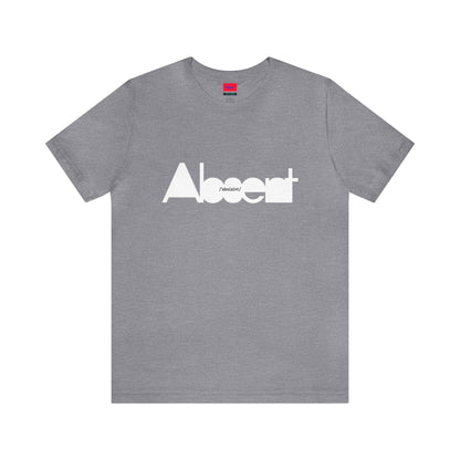 Original Cotton t-shirt with Absent print