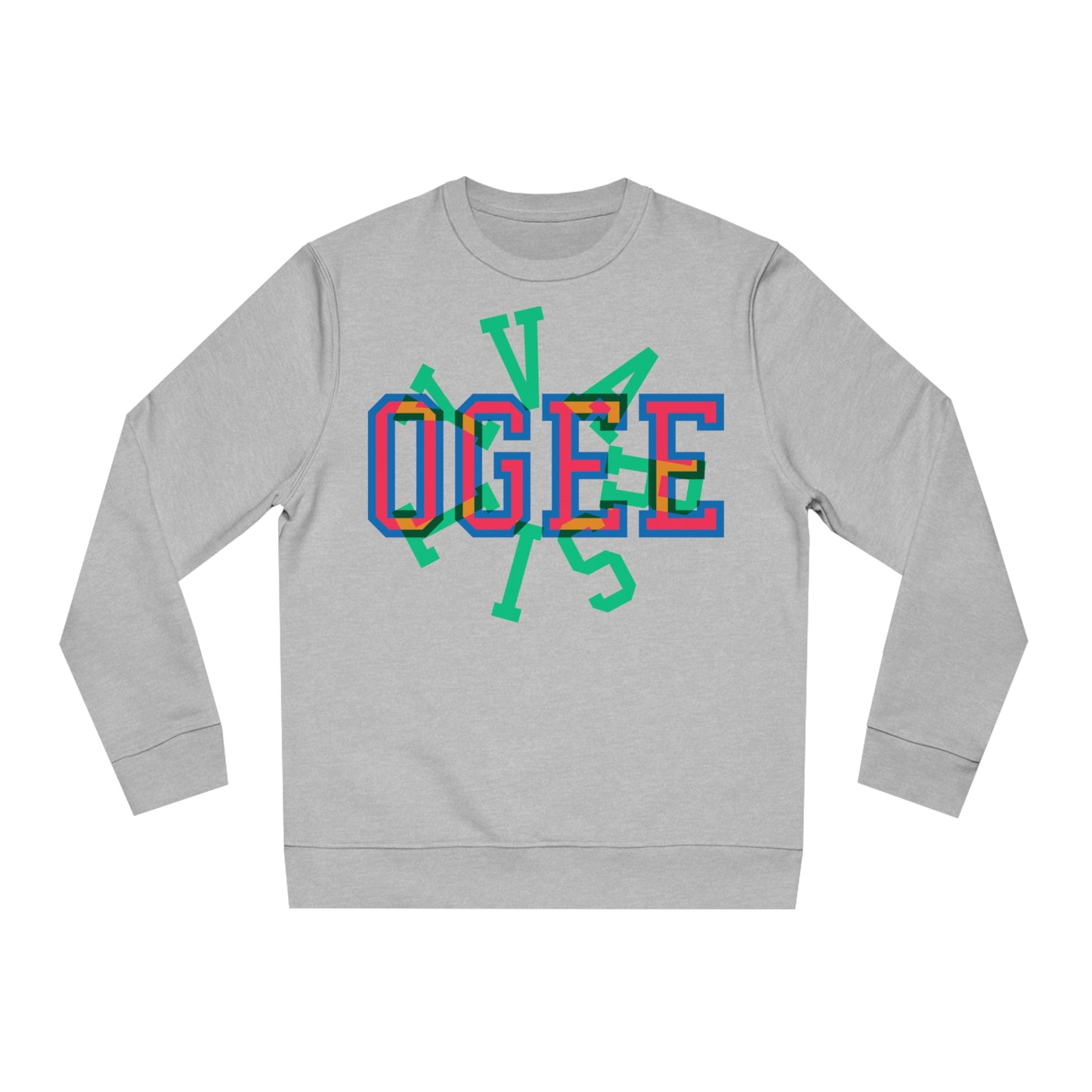 OGEE Women's Crew neck Sweatshirt with Varsity print