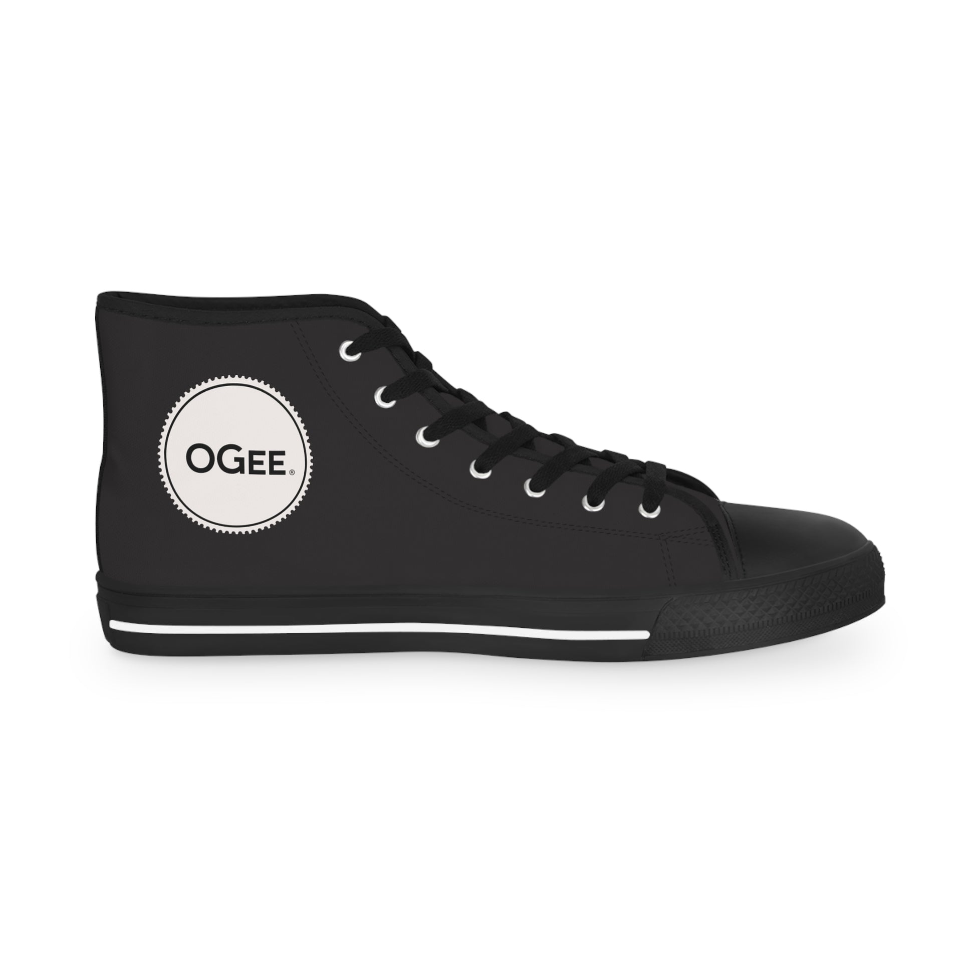 OGEE Men's High Top Originals Sneakers in colour Black Hole