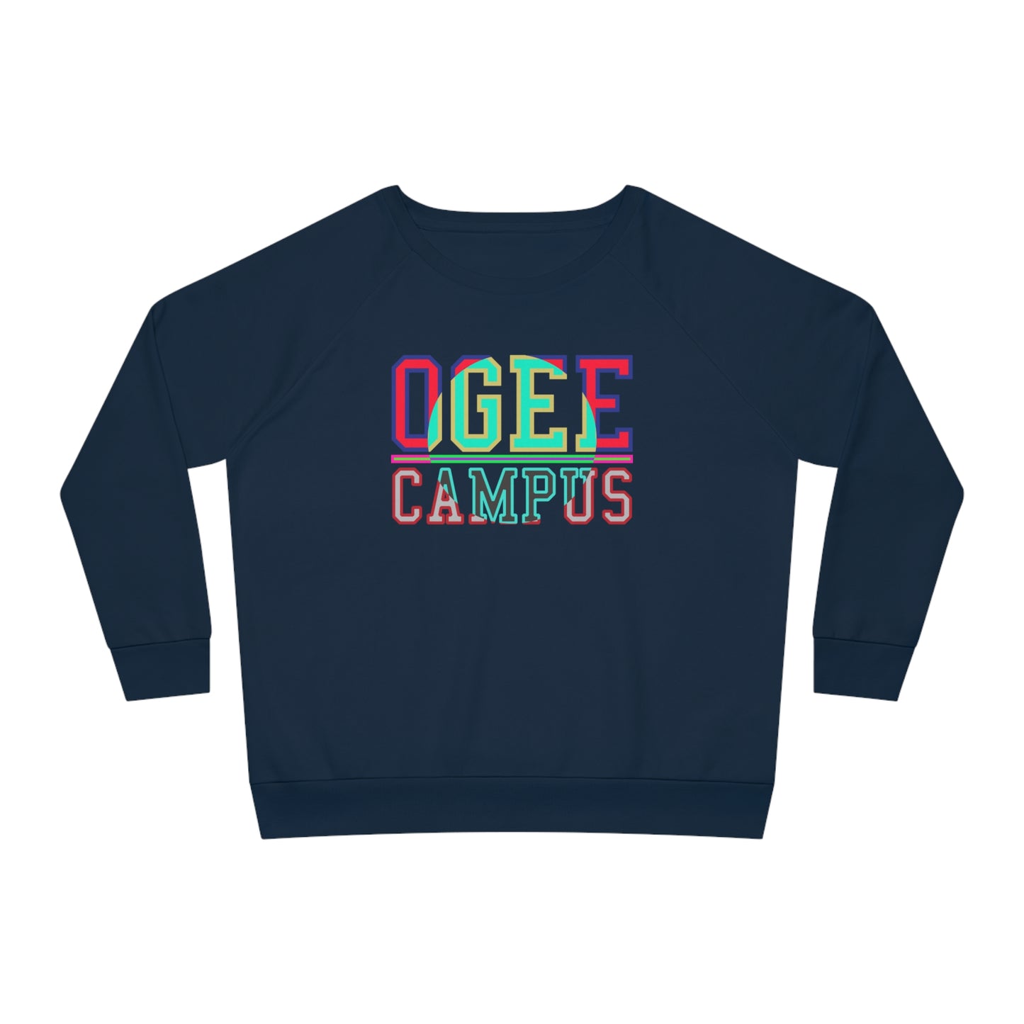 OGEE Women's Relaxed Fit Crew Neck Sweatshirt