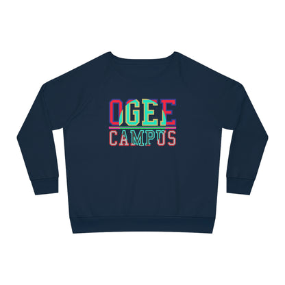 OGEE Women's Relaxed Fit Crew Neck Sweatshirt