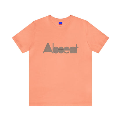 Original Cotton t-shirt with Absent print