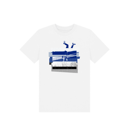 White Printed Kids T-Shirt
