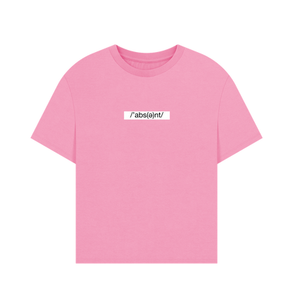 Rose Pink Printed T-shirt Front