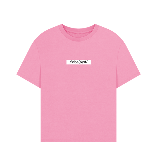 Rose Pink Printed T-shirt Front