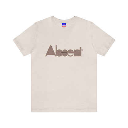 Original Cotton t-shirt with Absent print