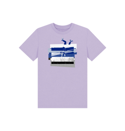 Soft Lilac Printed Kids T-Shirt