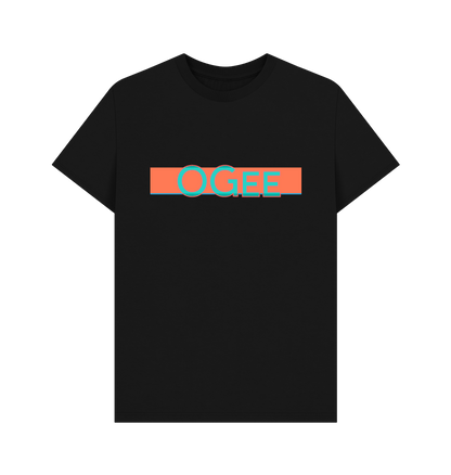 Black Printed T-shirt Front