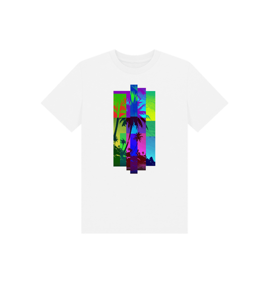 White Printed Kids T-Shirt