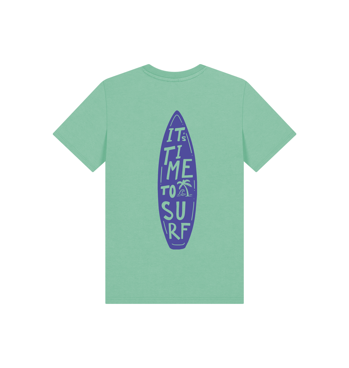 Peppermint Printed Kids T-Shirt Back