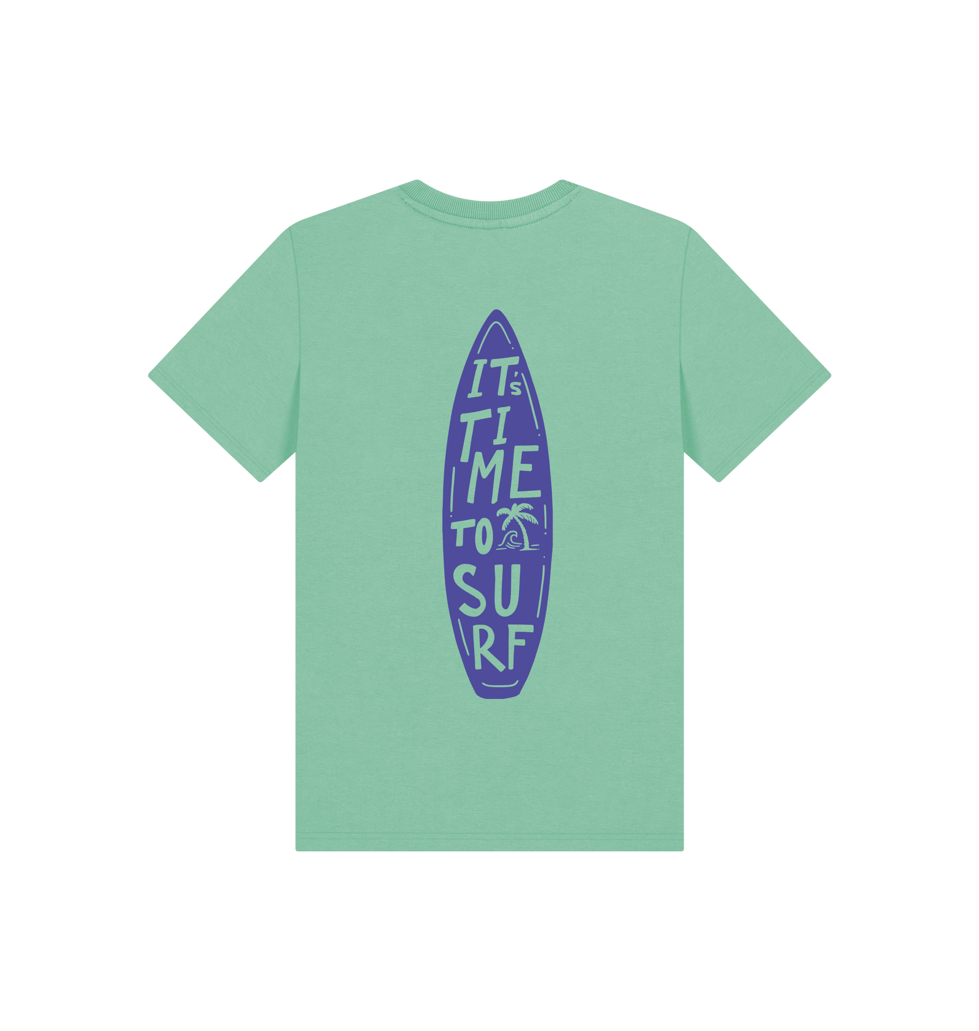 Peppermint Printed Kids T-Shirt Back