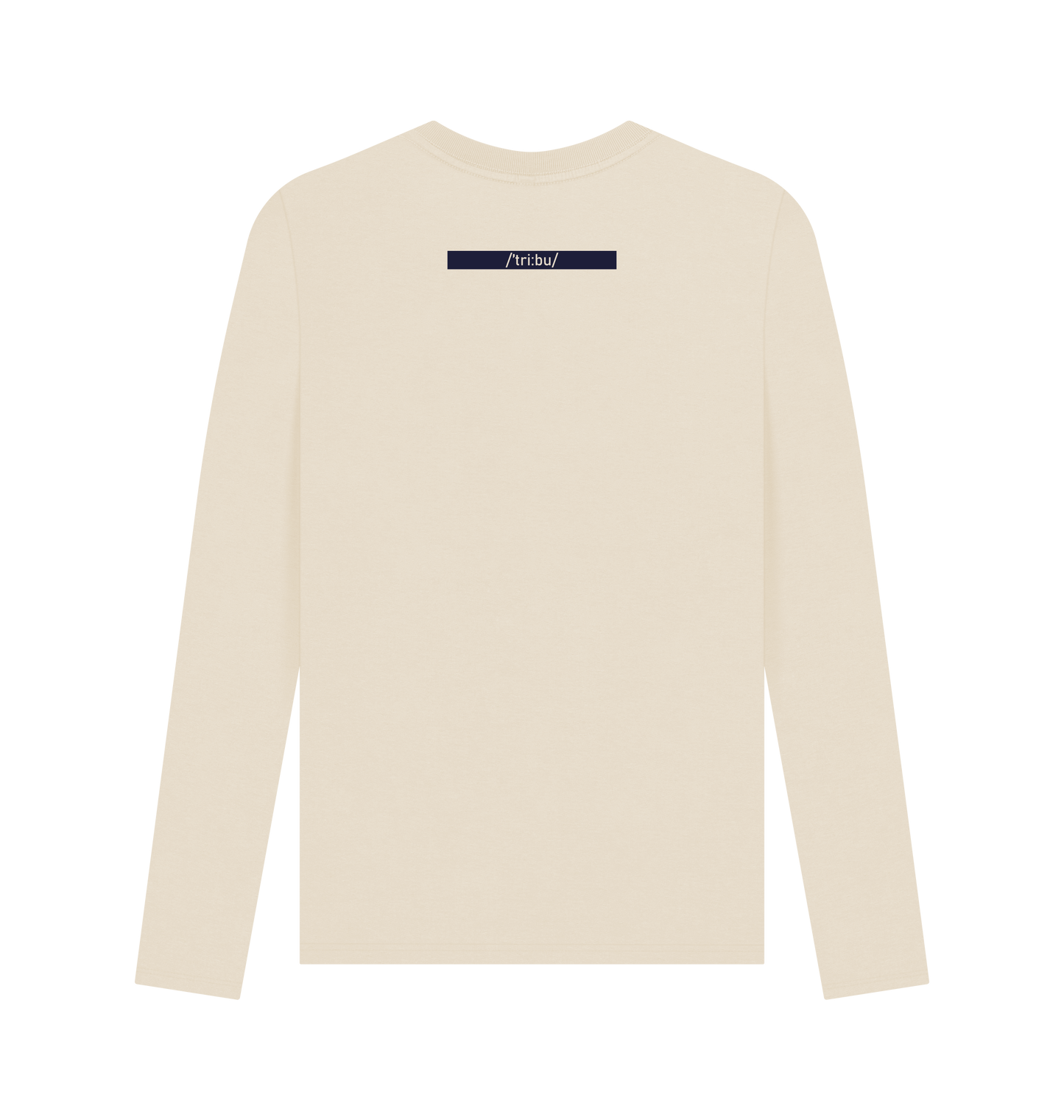 Oat Printed Long Sleeve T Shirt Back