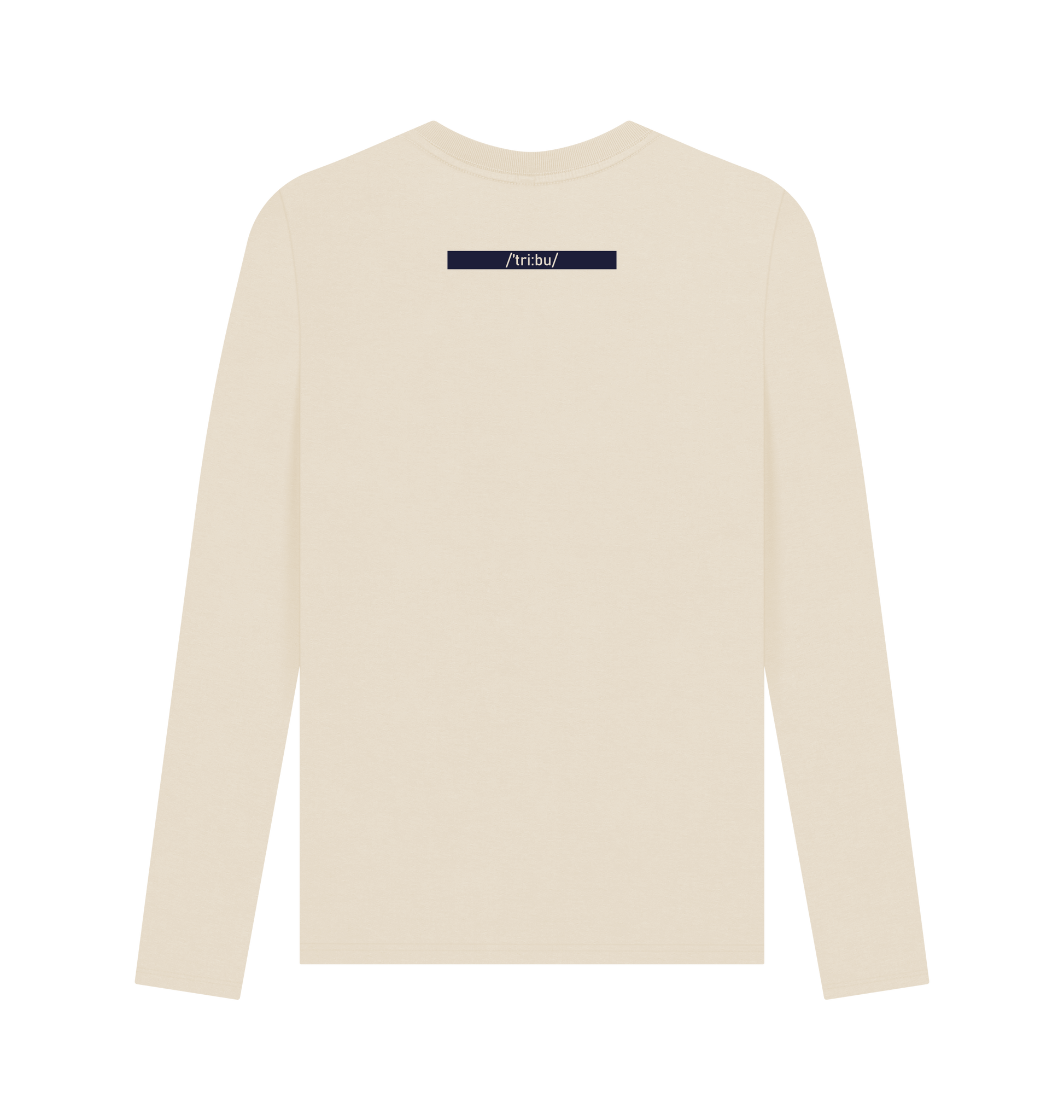 Oat Printed Long Sleeve T Shirt Back