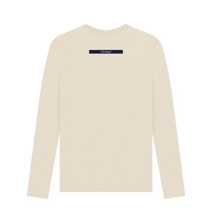 Oat Printed Long Sleeve T Shirt Back