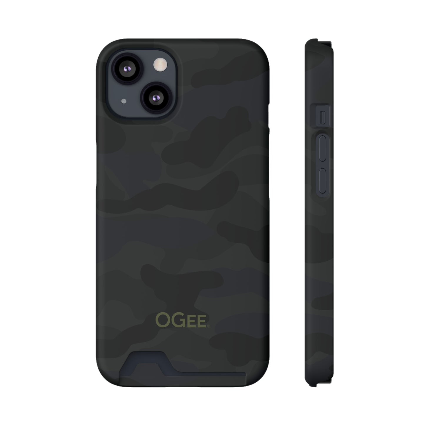 OGEE iPhone 13 Samsung S21 S22 Phone Case With Card Holder in Odyssey Shadow Camo