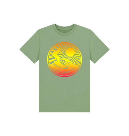 Sage Printed Kids T-Shirt Front