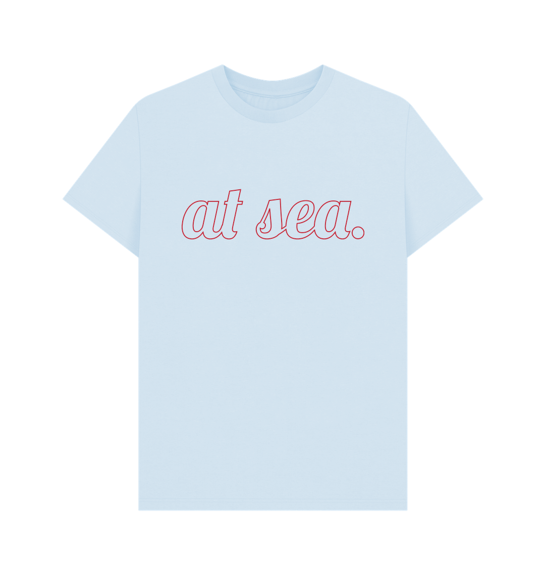 Sky Blue Printed T-shirt