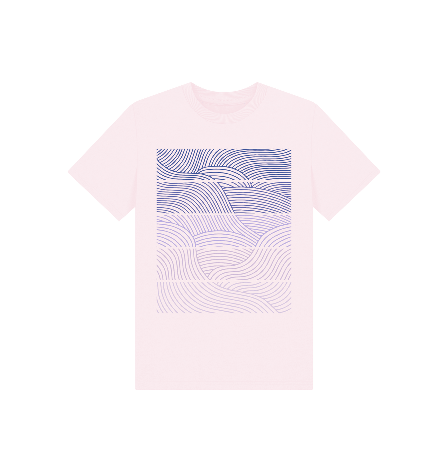Pink Printed Kids T-Shirt Front