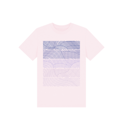 Pink Printed Kids T-Shirt Front