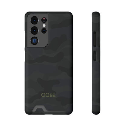 OGEE iPhone 13 Samsung S21 S22 Phone Case With Card Holder in Odyssey Shadow Camo