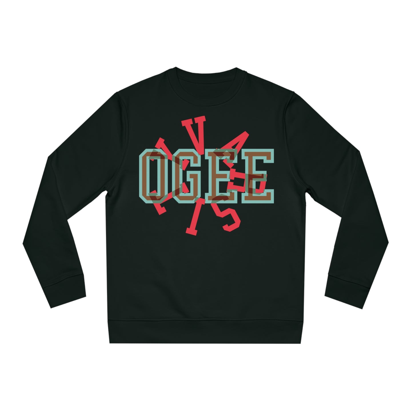 OGEE Women's Crew neck Sweatshirt with Varsity print