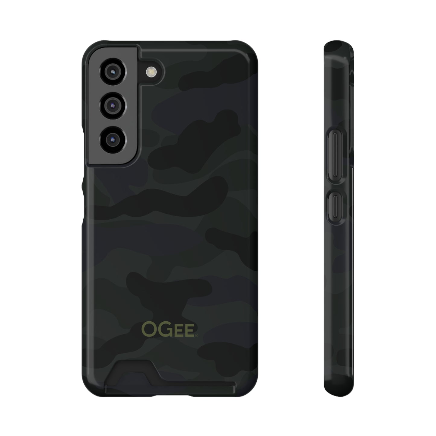 OGEE iPhone 13 Samsung S21 S22 Phone Case With Card Holder in Odyssey Shadow Camo