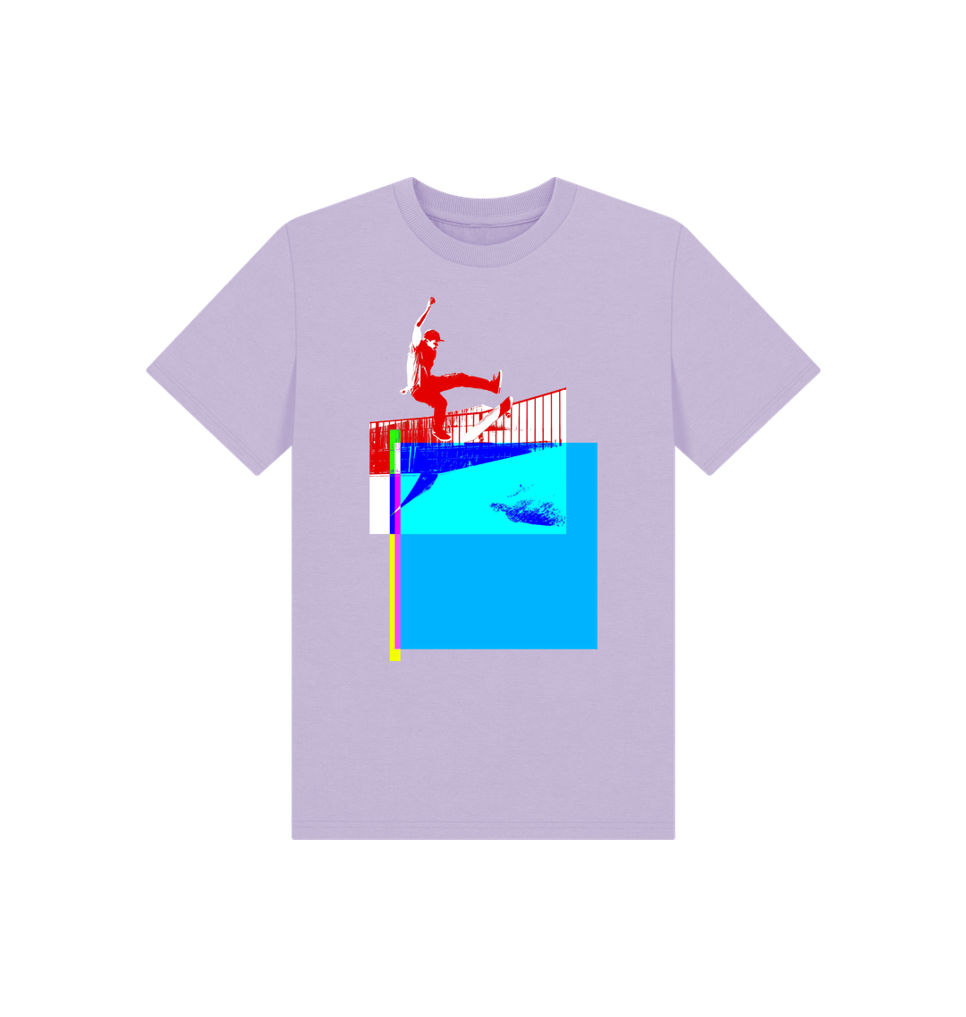 Soft Lilac Printed Kids T-Shirt
