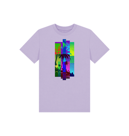 Soft Lilac Printed Kids T-Shirt