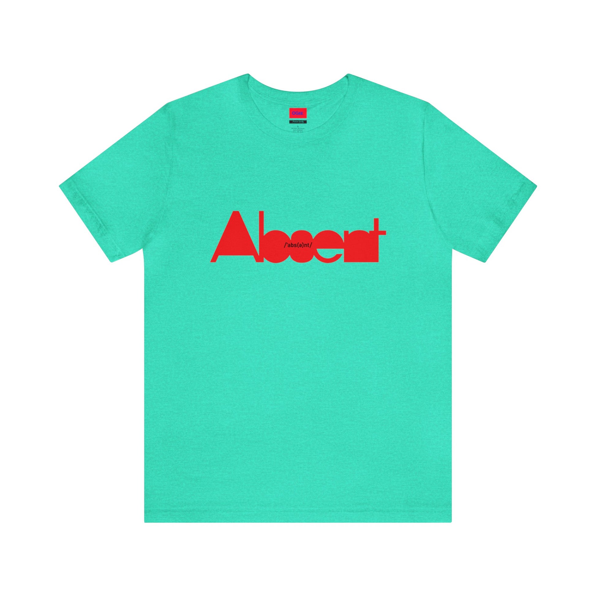 Original Cotton t-shirt with Absent print