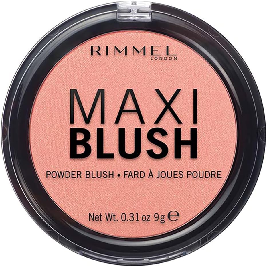 Rimmel London Maxi Blush Pigmented Powder Blusher, 9 g