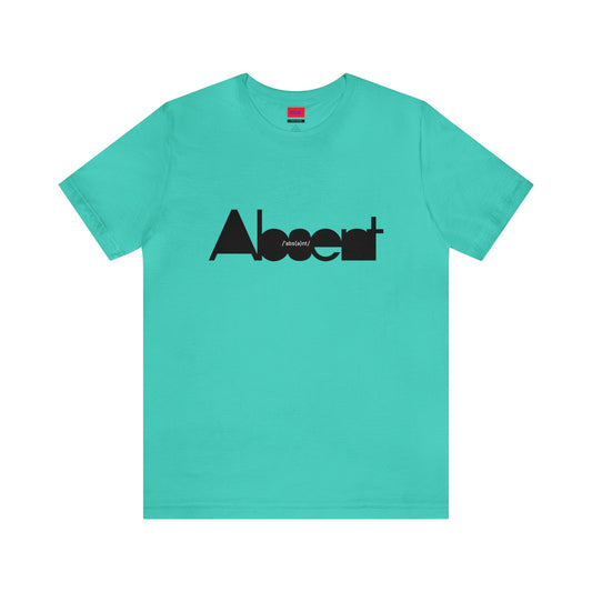 Original Cotton t-shirt with Absent print