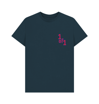 Denim Blue Printed T-shirt Front