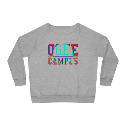 OGEE Women's Relaxed Fit Crew Neck Sweatshirt