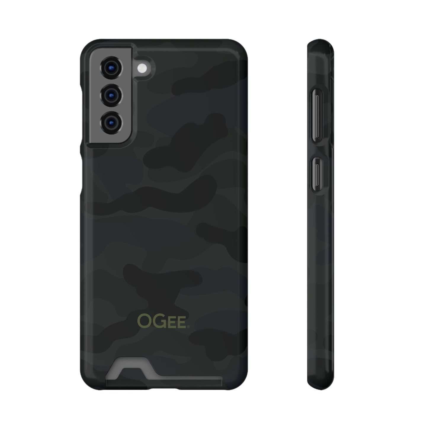 OGEE iPhone 13 Samsung S21 S22 Phone Case With Card Holder in Odyssey Shadow Camo