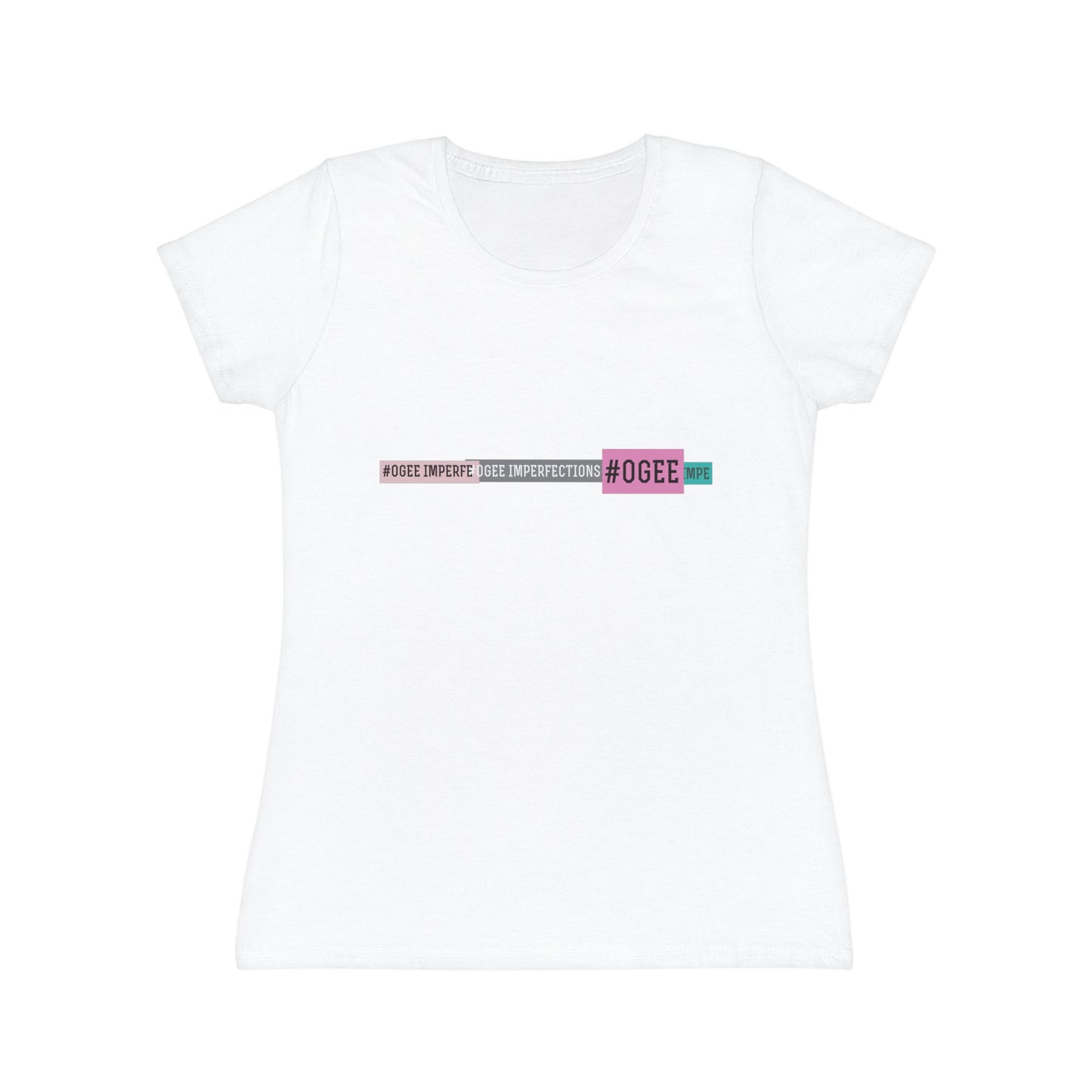 OGEE Women's Iconic T-Shirt with Typography Print