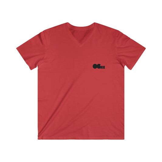 Original Cotton V-Neck T-Shirt with chest logo