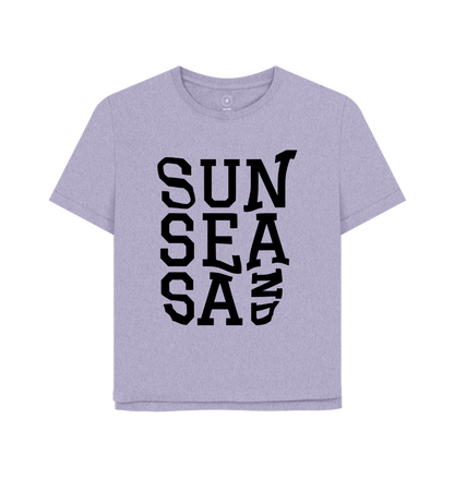 Lavender Printed T-shirt