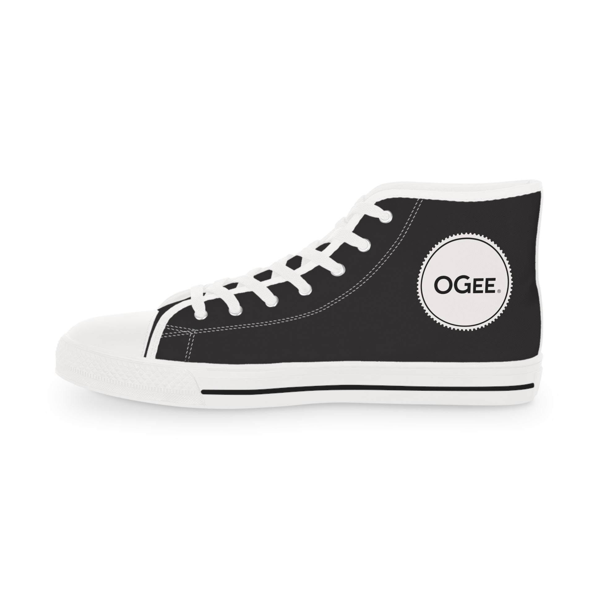 OGEE Men's High Top Originals Sneakers in colour Black Hole