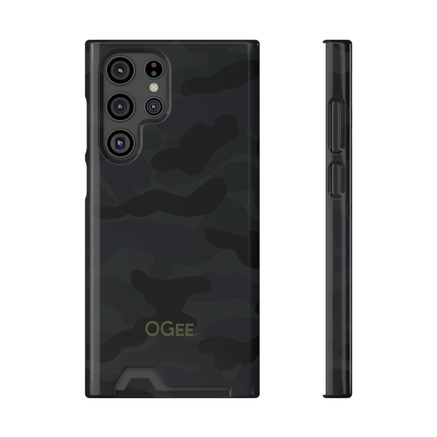 OGEE iPhone 13 Samsung S21 S22 Phone Case With Card Holder in Odyssey Shadow Camo