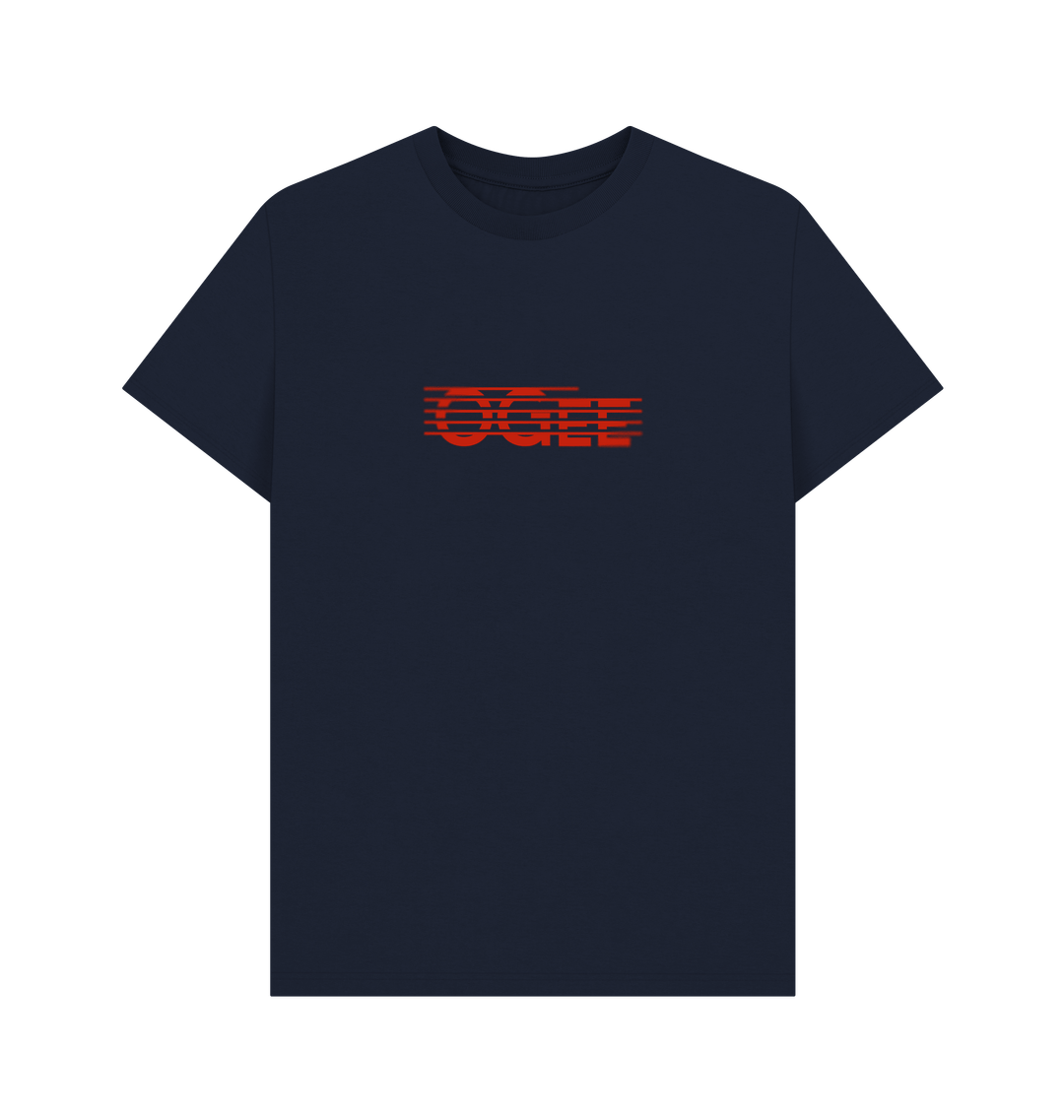 Navy Blue Printed T-shirt