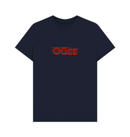 Navy Blue Printed T-shirt