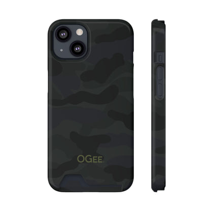 OGEE iPhone 13 Samsung S21 S22 Phone Case With Card Holder in Odyssey Shadow Camo